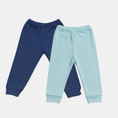 Pamučne pantalonice bez stopice - Set od 2 Teget - Aqva