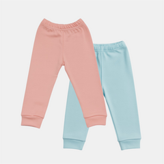 Pamučne pantalonice bez stopice - Set od 2 Kajsija - Aqva