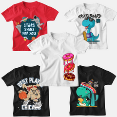 Set od 5 Dečijih Majica Za Dečake