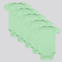 Pamučni bodići kratak rukav Set od 5