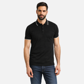 MAFIMI Atlantic Premium Pique Polo Crna