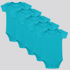 Pamučni bodići kratak rukav Set od 5 za dečake