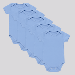 Pamučni bodići kratak rukav Set od 5 za dečake