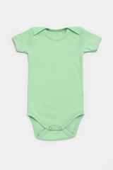 Pamučni bodići kratak rukav Set od 3 - Tirkiz, Mint, Plava