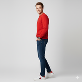 Pamučni duks klasik crveni