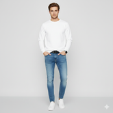 Pamučni duks klasik beli