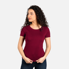 Mafimi Majica kratak rukav bordo