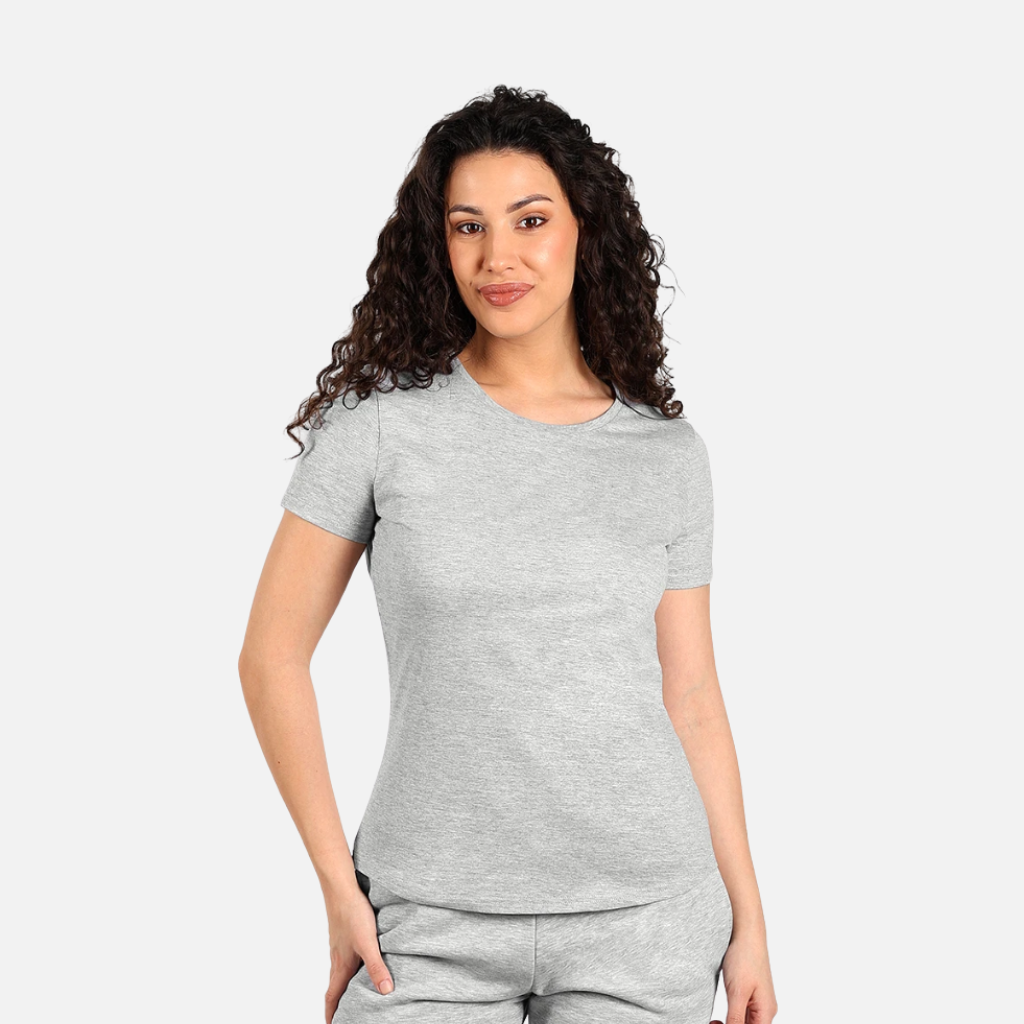 Mafimi Majica kratak rukav pepeljasta