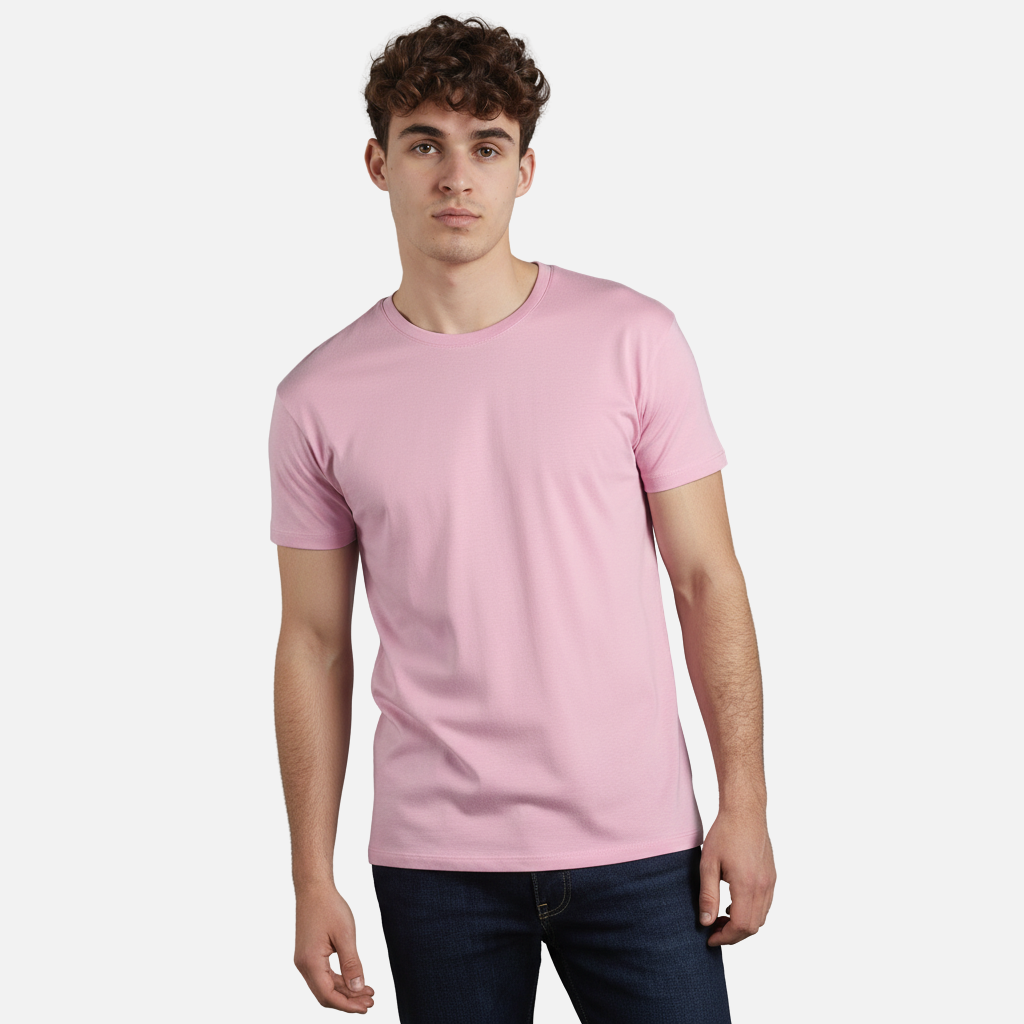 Памучна мушка мајица црна