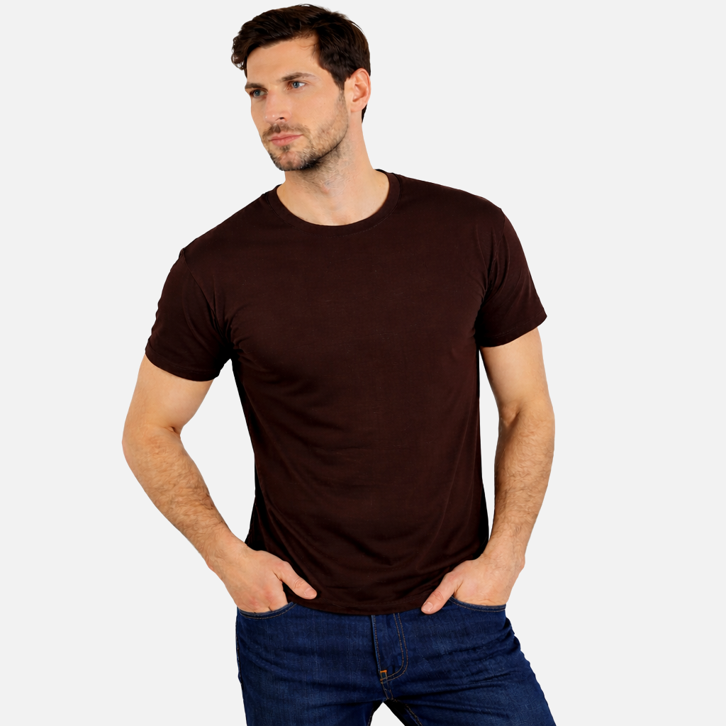 Mafimi Majica kratak rukav braon