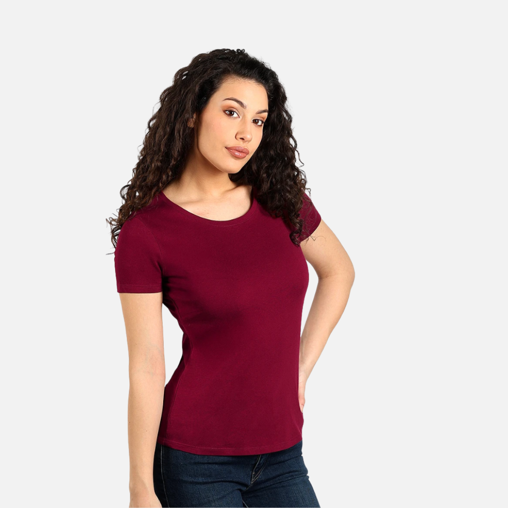 Mafimi Majica kratak rukav bordo