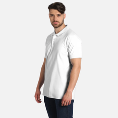 Muška polo majica bela Mafimi – kratki rukav, elegantan i moderan stil