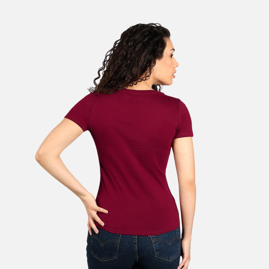 Mafimi Majica kratak rukav bordo