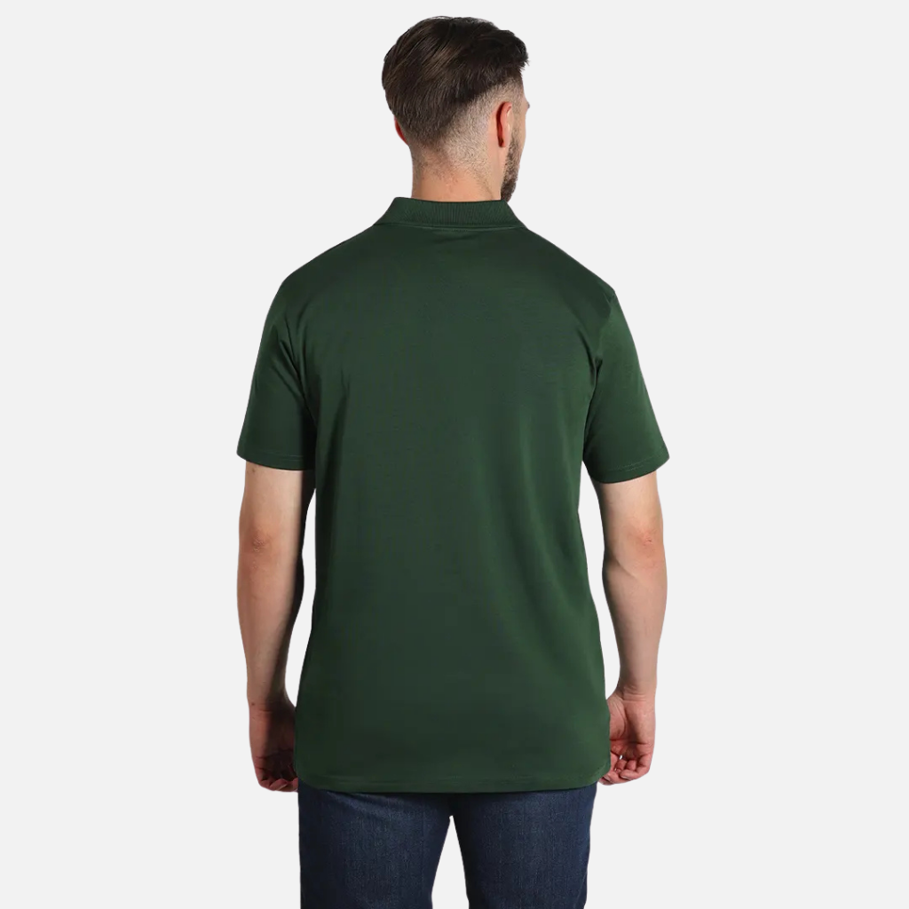 Muška polo majica tamno zelena Mafimi – kratki rukav, elegantan i moderan stil