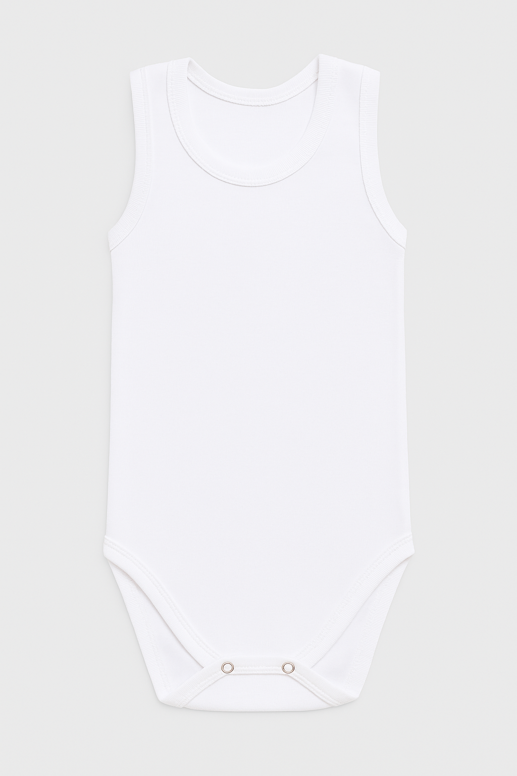 Pamučni bodići za bebe atlet set od 3 - Plava. Bela, Tirkiz