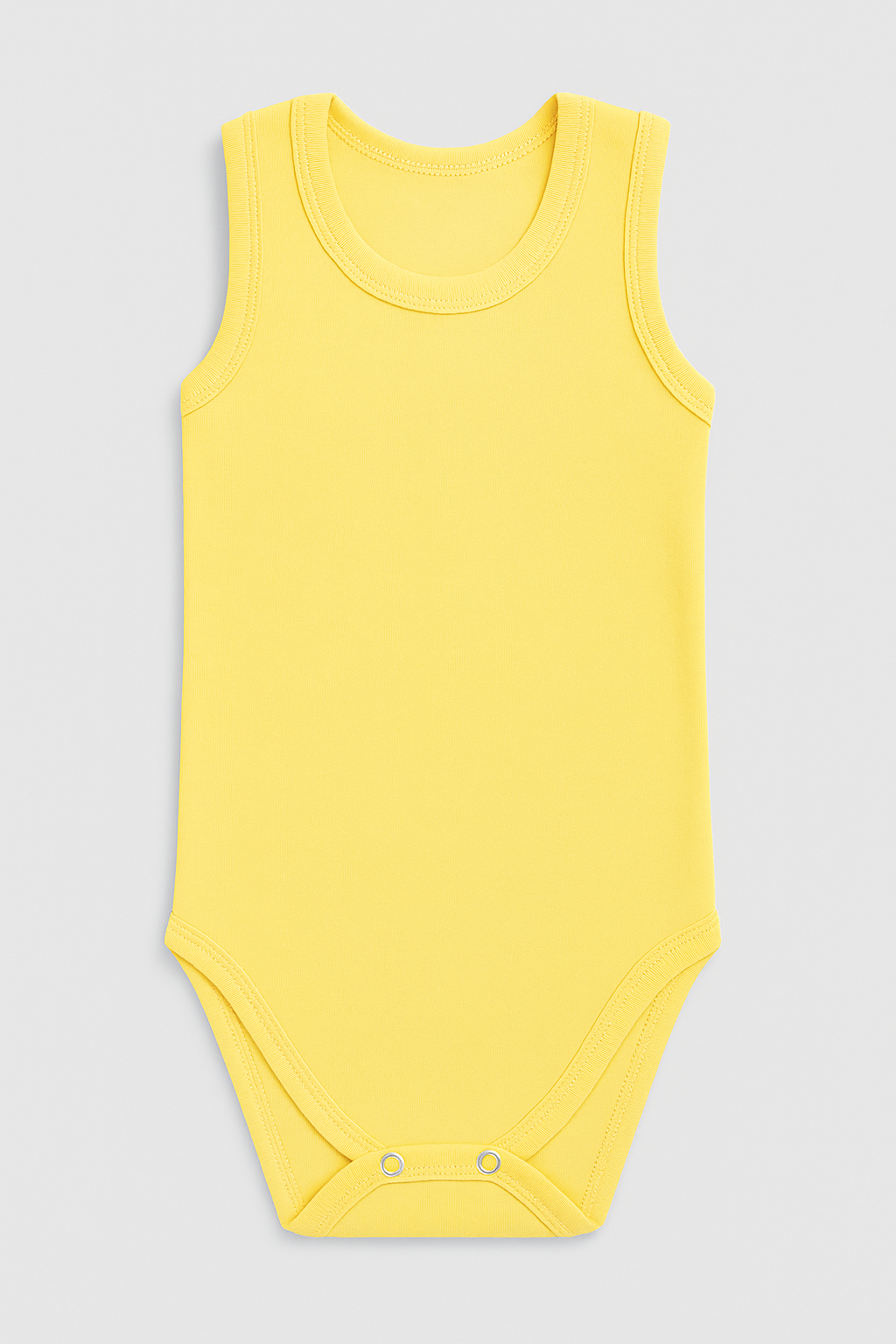 Pamučni bodići za bebe atlet set od 3 - Plava, Žuta, Mint