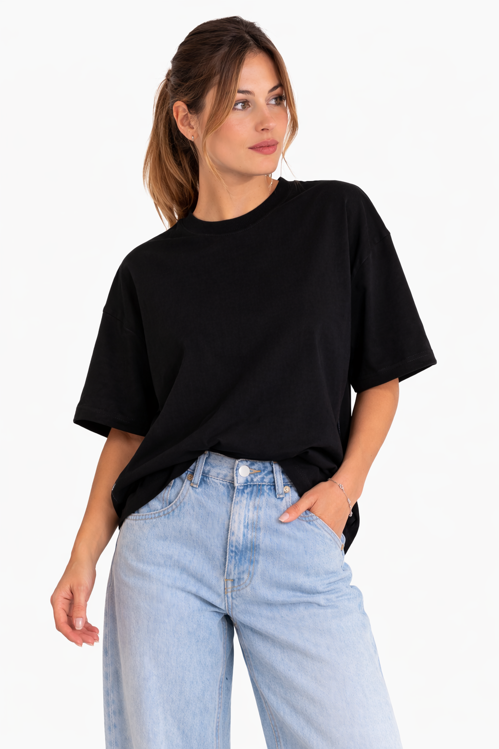 Ženska Majica ovesize 220 crna