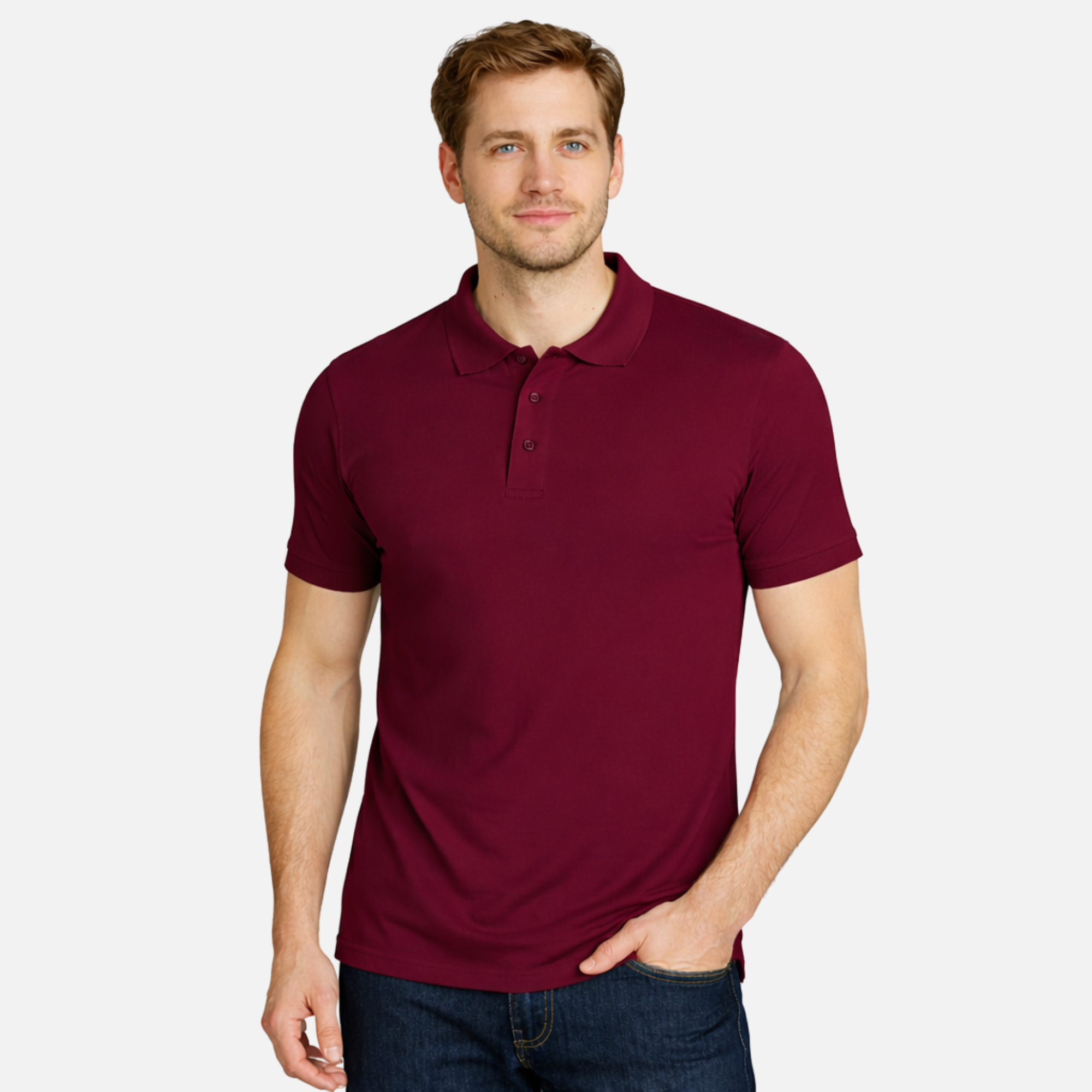 Mafimi Majica polo azzuro II bordo