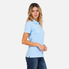 Mafimi Majica premium polo lady svetlo plava