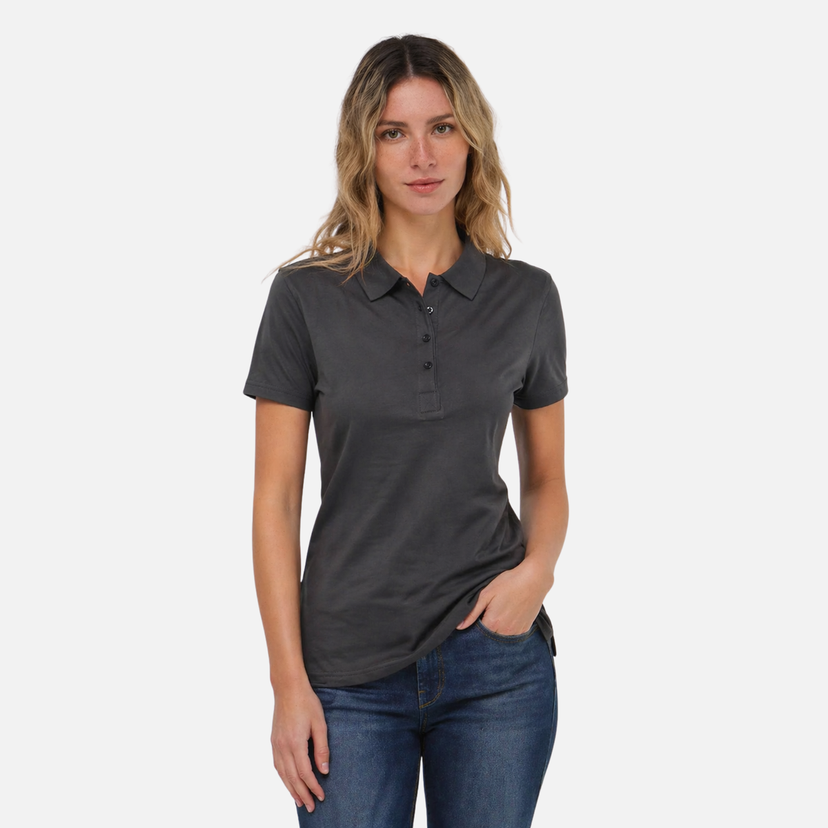 Mafimi Majica premium polo lady tamno siva