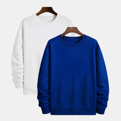 Pamučni duks klasik set od 2 - Beli-Royal