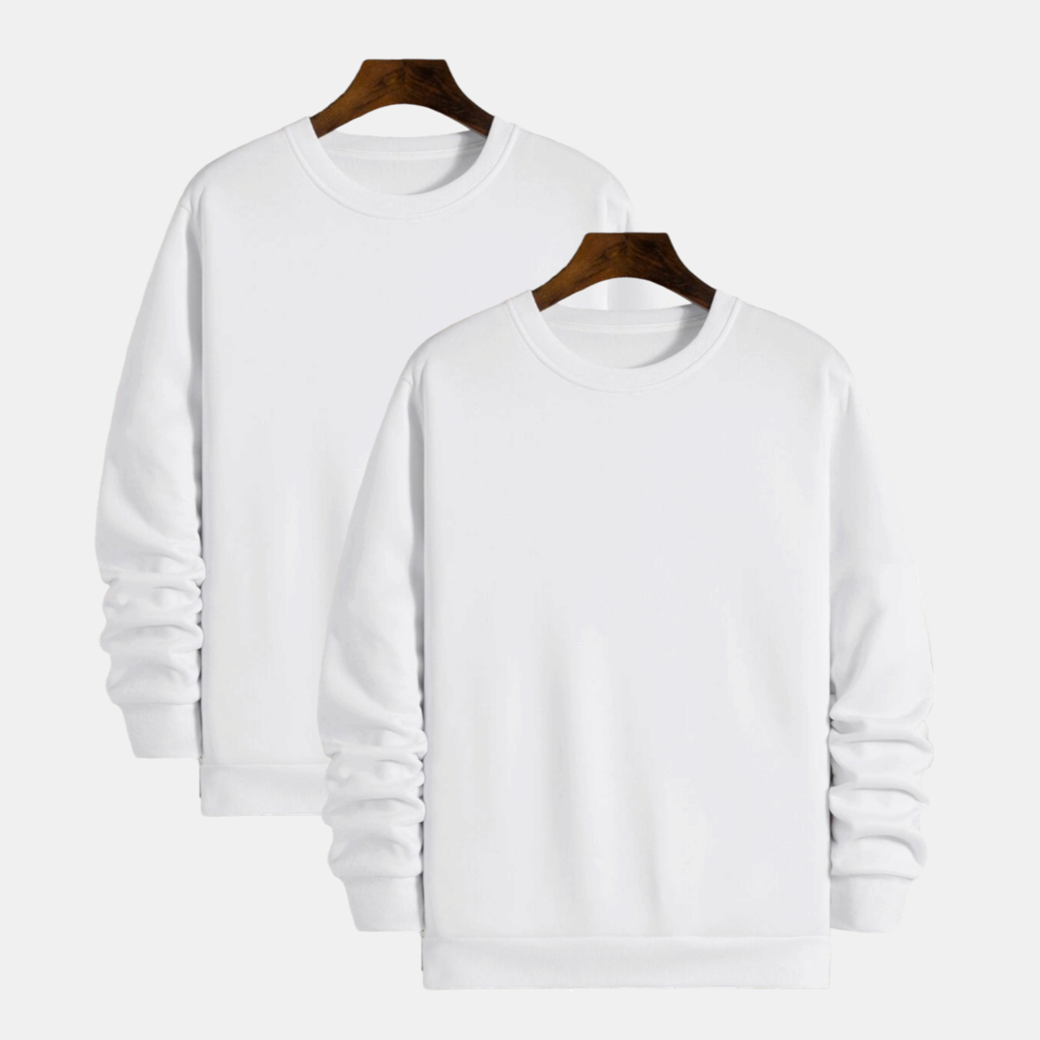 Pamučni duks klasik set od 2 - Beli