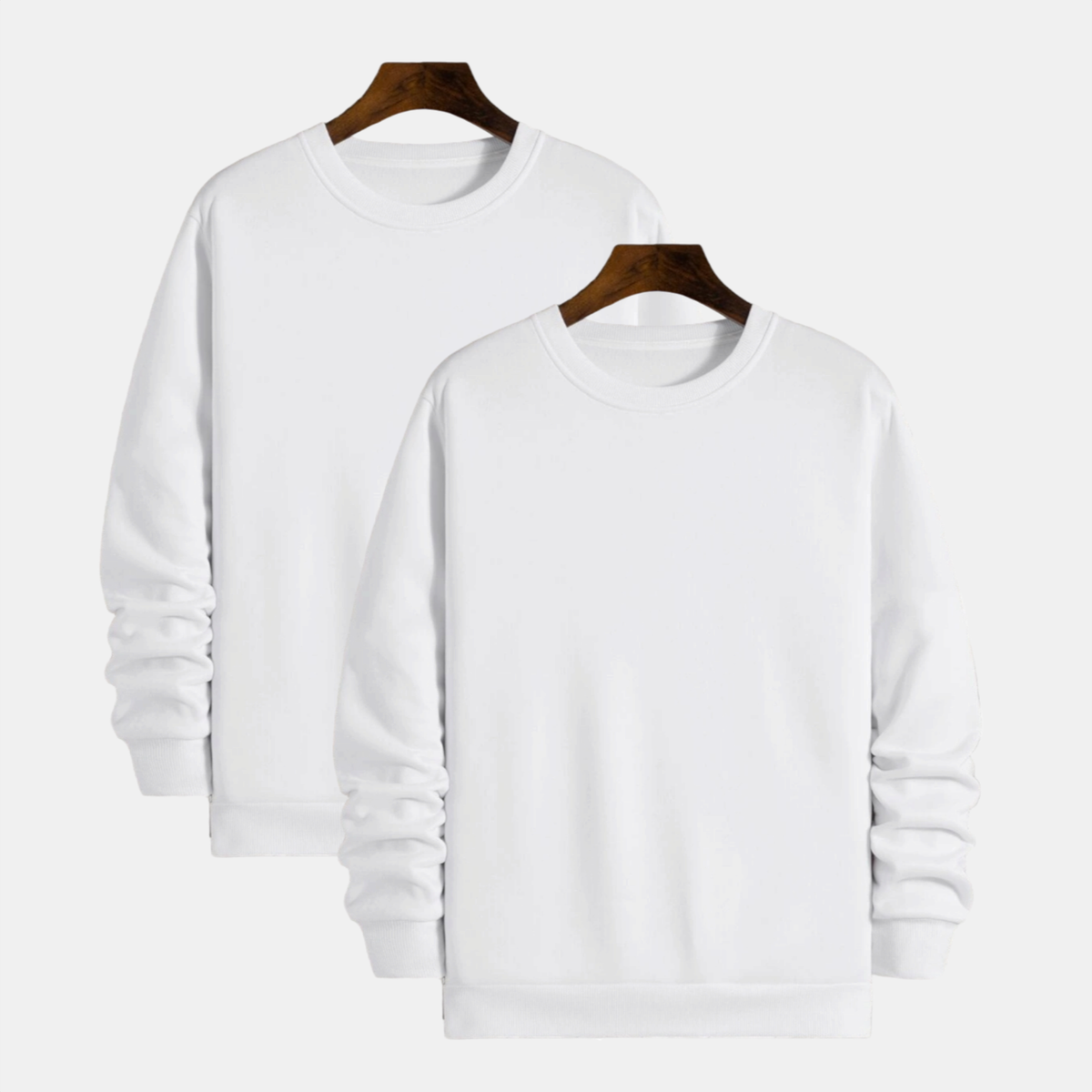 Pamučni duks klasik set od 2 - Beli