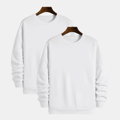 Pamučni duks klasik set od 2 - Beli