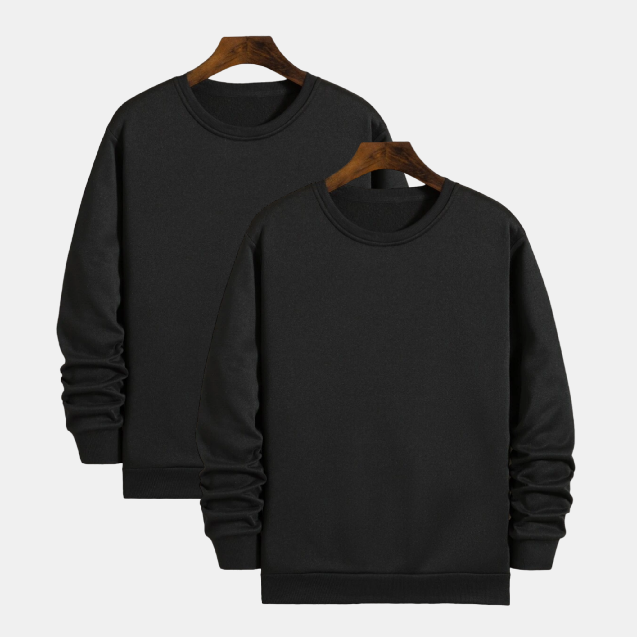 Pamučni duks klasik set od 2 - Crna