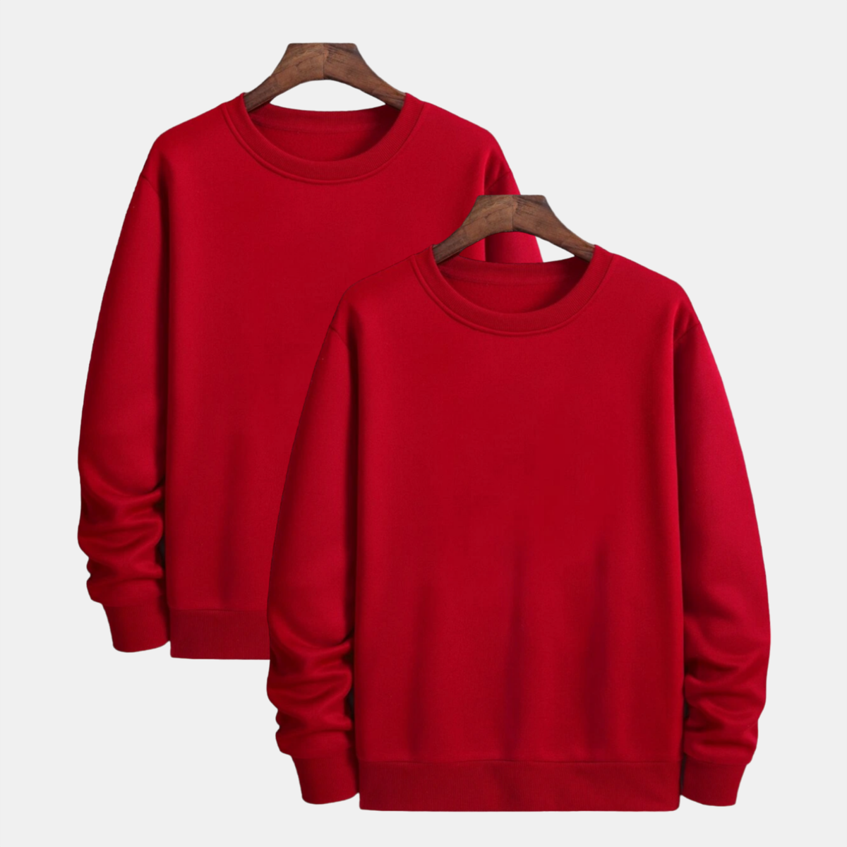 Pamučni duks klasik set od 2 - Crvena