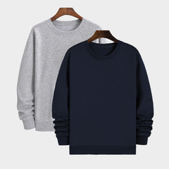 Pamučni duks klasik set od 2 - Sivi-Teget